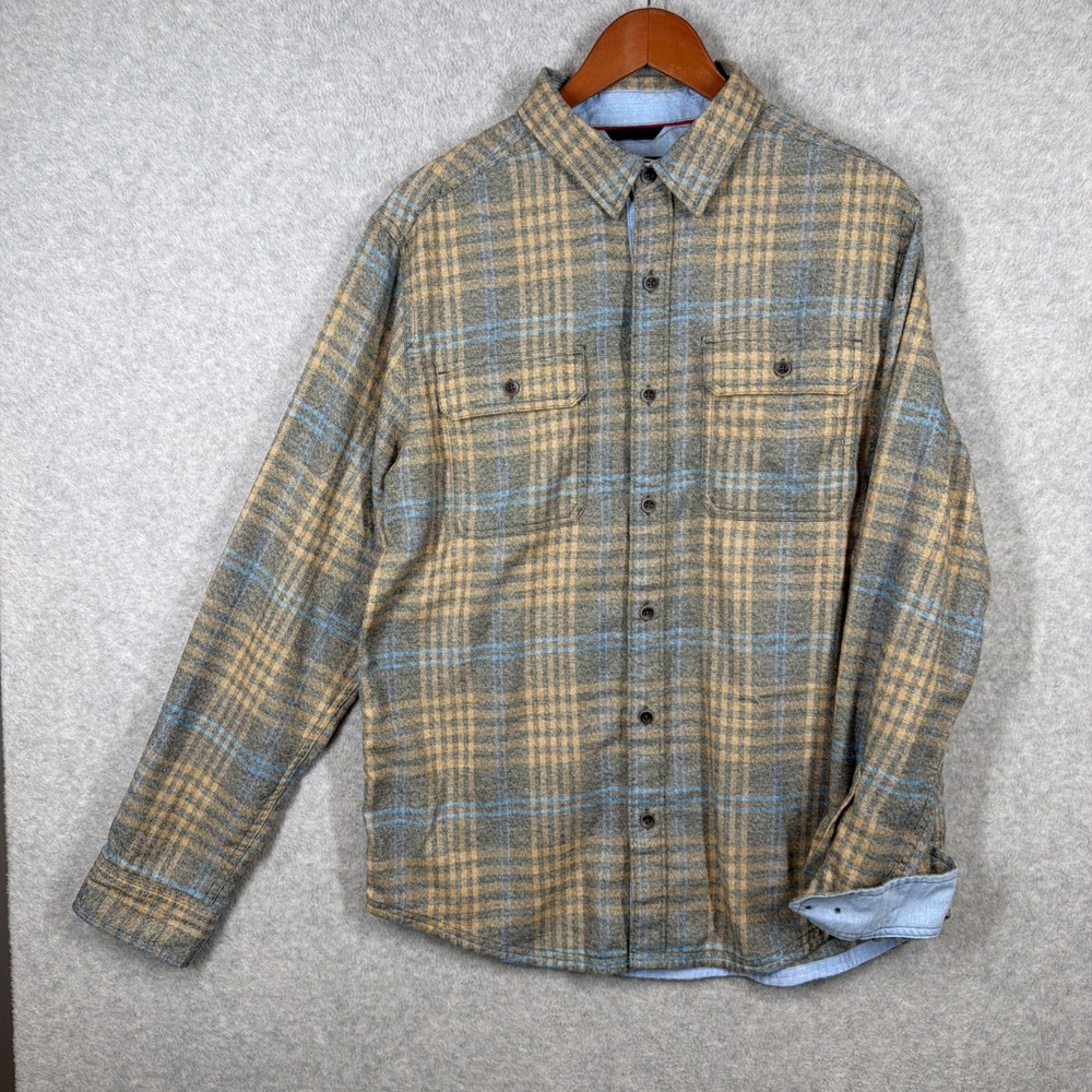 Marmot Shirt Mens Large Jasper Lightweight Plaid Flannel Button Front Pockets